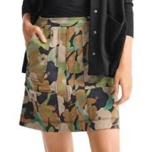 CAbi Camouflage Mini Skirt